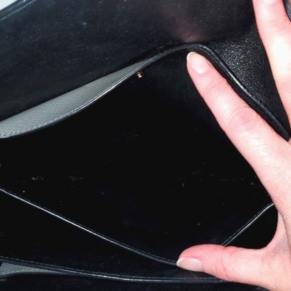 Prada Leather Clutch with Lock & Key - Picture 11 of 16